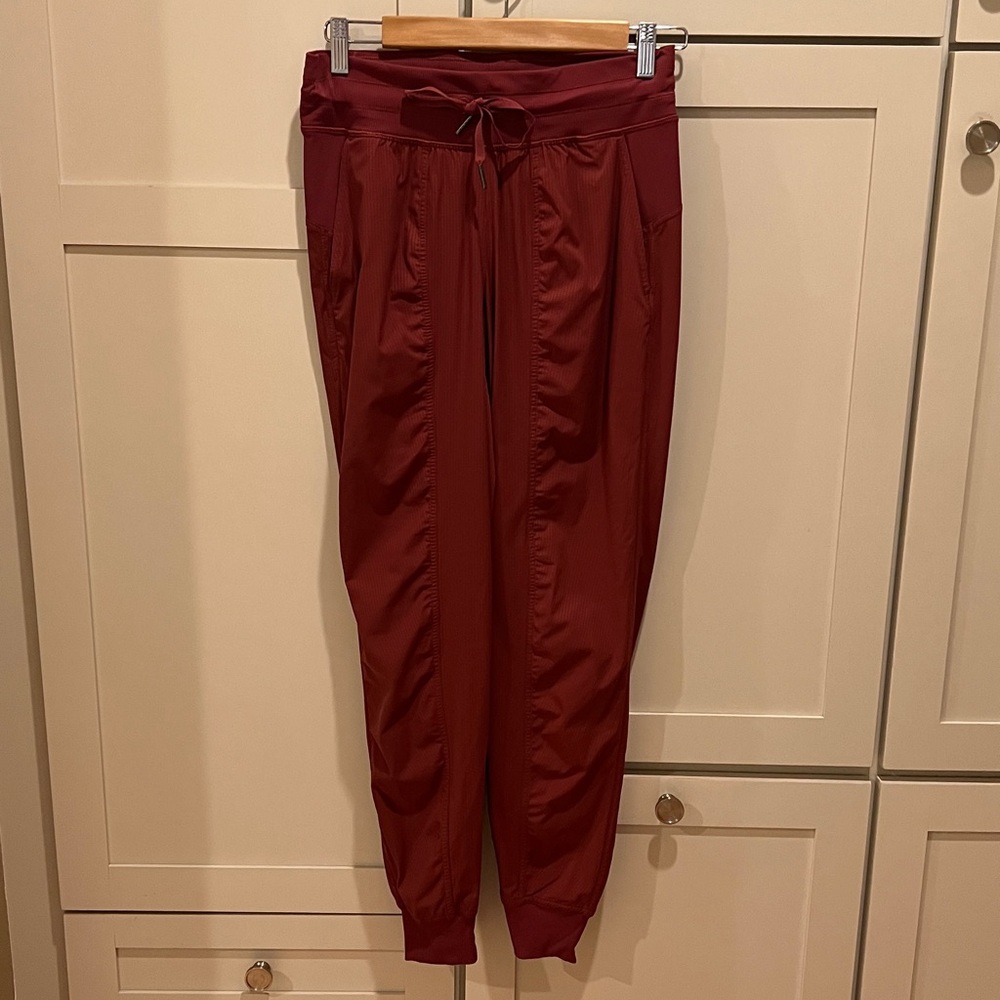 Red Merlot Lululemon Dance Studio mid rise jogger size 4